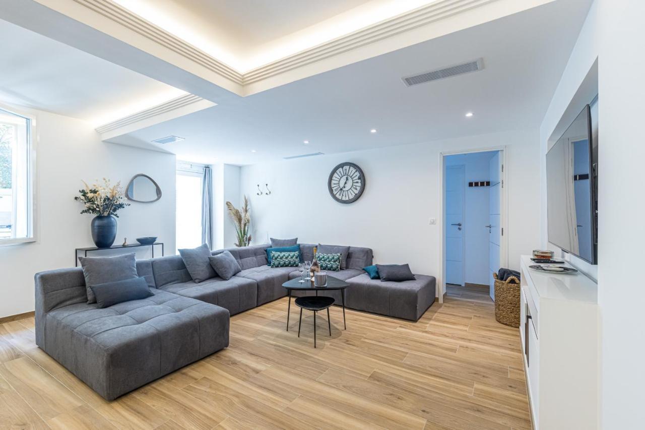 Luxury 3 Bdr Garden & Parking - Angels' Garden Apartment Nice Luaran gambar