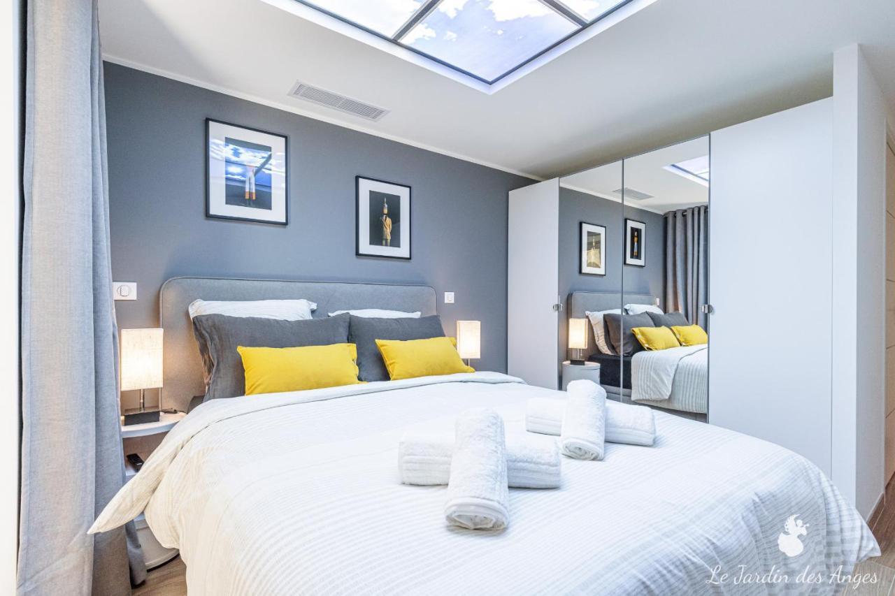 Luxury 3 Bdr Garden & Parking - Angels' Garden Apartment Nice Luaran gambar