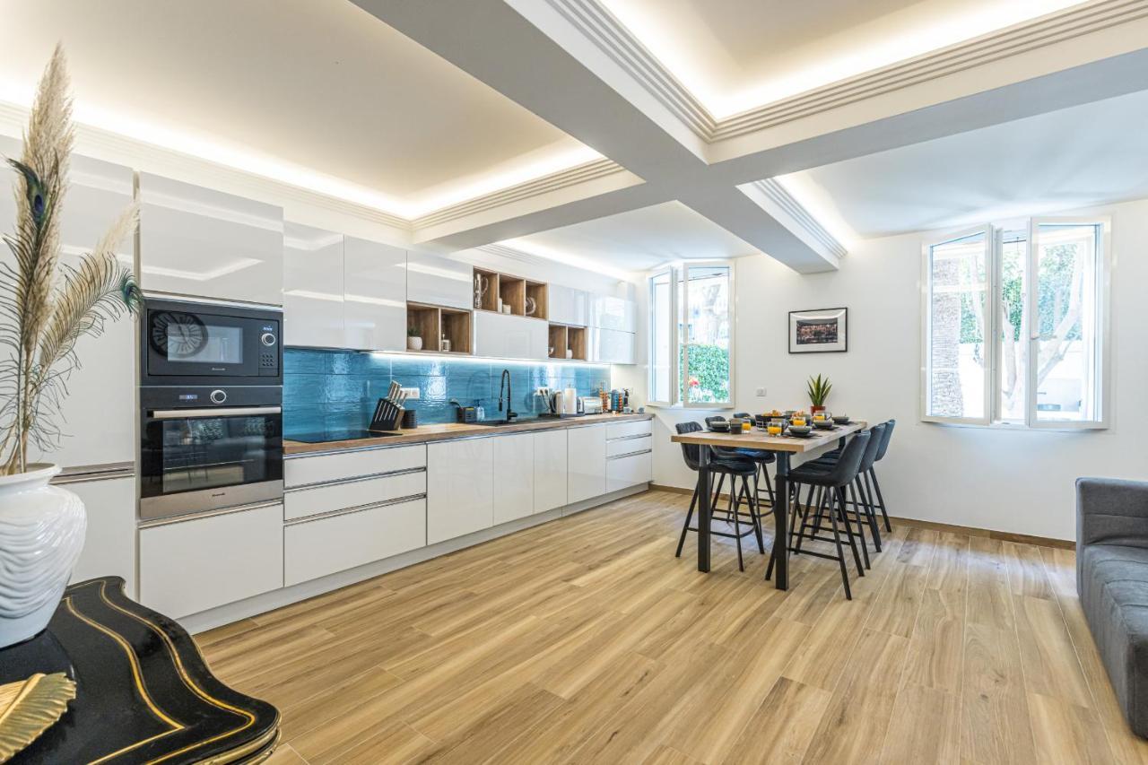 Luxury 3 Bdr Garden & Parking - Angels' Garden Apartment Nice Luaran gambar
