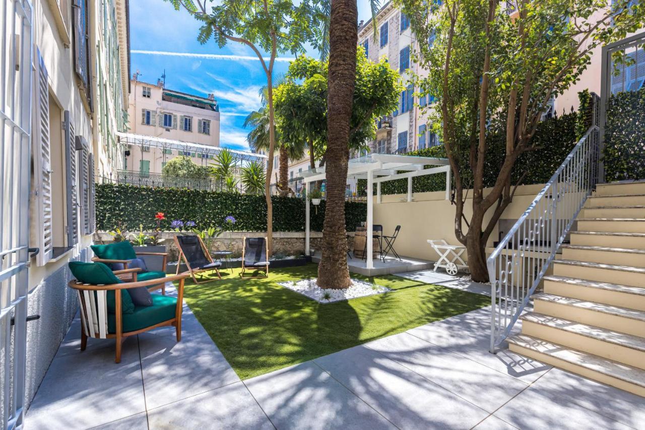 Luxury 3 Bdr Garden & Parking - Angels' Garden Apartment Nice Luaran gambar