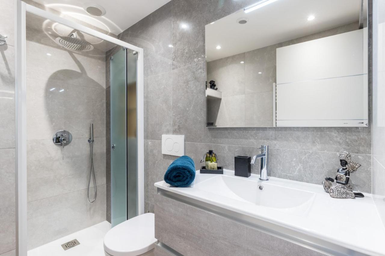 Luxury 3 Bdr Garden & Parking - Angels' Garden Apartment Nice Luaran gambar